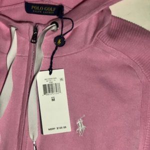 Pink Polo Ralph Lauren zip up sweater